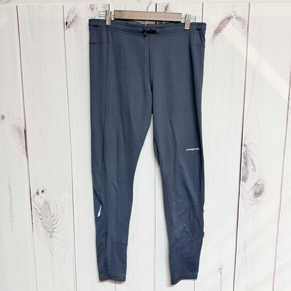 Patagonia Men’s Peak Mission Tights Large Smolder Blue EUC